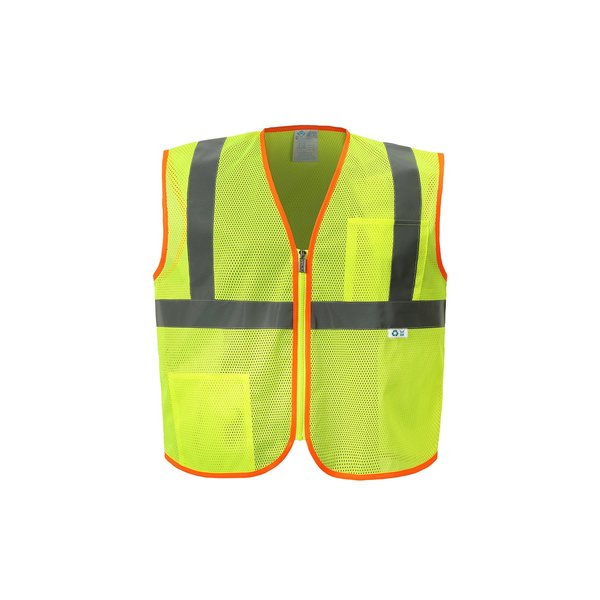 2W International Lime Economy Safety Vest, Small, Class 2 RMZ529C-2 S